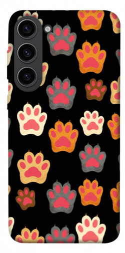 Чехол itsPrint Colorful Paws для Samsung Galaxy S23
