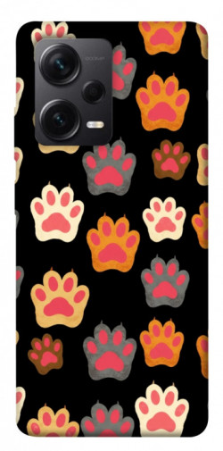 Чехол itsPrint Colorful Paws для Xiaomi Redmi Note 12 Pro+ 5G