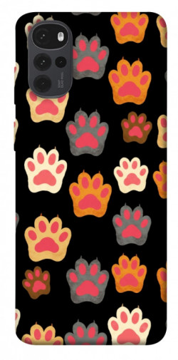 Чехол itsPrint Colorful Paws для Motorola Moto G22