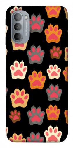 Чехол itsPrint Colorful Paws для Motorola Moto G31