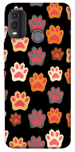 Чехол itsPrint Colorful Paws для Nokia G11 Plus