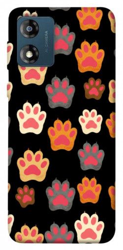 Чехол itsPrint Colorful Paws для Motorola Moto E13