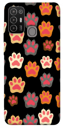 Чехол itsPrint Colorful Paws для ZTE Blade A52