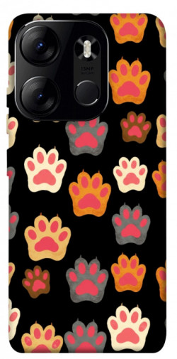 Чехол itsPrint Colorful Paws для Tecno Spark Go 2023
