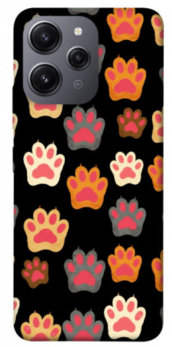 Чехол itsPrint Colorful Paws для Xiaomi Redmi 12