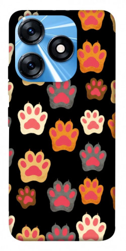 Чохол itsPrint Colorful Paws для TECNO Spark 10 Pro