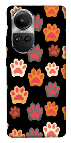 Чехол itsPrint Colorful Paws для Oppo Reno 10