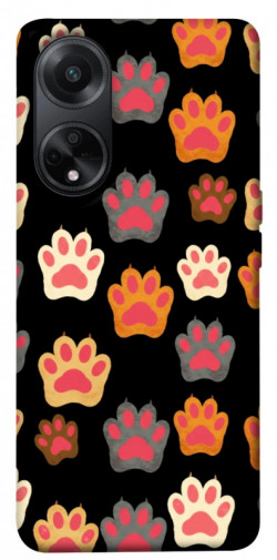 Чехол itsPrint Colorful Paws для Oppo A58 4G