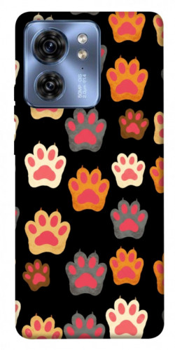 Чехол itsPrint Colorful Paws для Motorola Edge 40