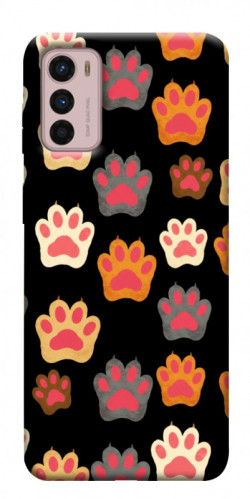 Чехол itsPrint Colorful Paws для Motorola Moto G42