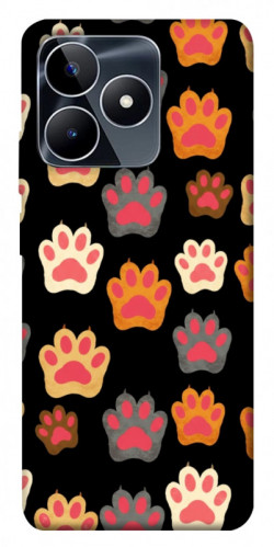 Чехол itsPrint Colorful Paws для Realme C53