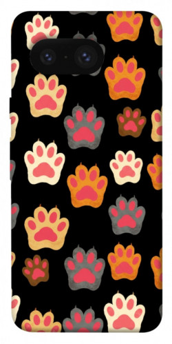 Чехол itsPrint Colorful Paws для Google Pixel 8
