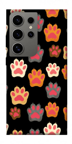 Чехол itsPrint Colorful Paws для Samsung Galaxy S24 Ultra