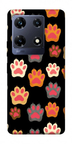 Чехол itsPrint Colorful Paws для Infinix Note 30 Pro