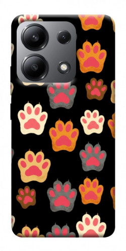 Чехол itsPrint Colorful Paws для Xiaomi Redmi Note 13 4G