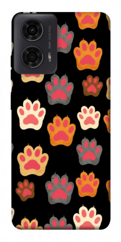 Чехол itsPrint Colorful Paws для Motorola Moto G24