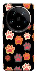 Чехол itsPrint Colorful Paws для Xiaomi 14 Ultra