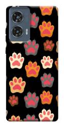 Чехол itsPrint Colorful Paws для Motorola Edge 50 Fusion