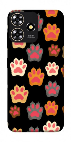 Чехол itsPrint Colorful Paws для ZTE Blade A73 4G