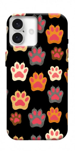 Чехол itsPrint Colorful Paws для Apple iPhone 16 Plus (6.7")