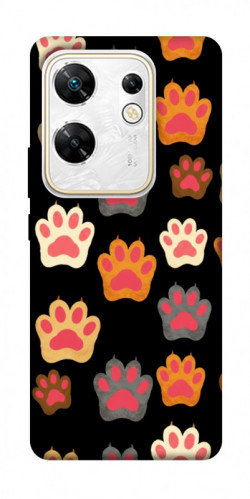 Чехол itsPrint Colorful Paws для Infinix Zero 30 4G
