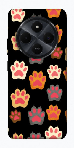 Чехол itsPrint Colorful Paws для Xiaomi Redmi 14C / Poco C75