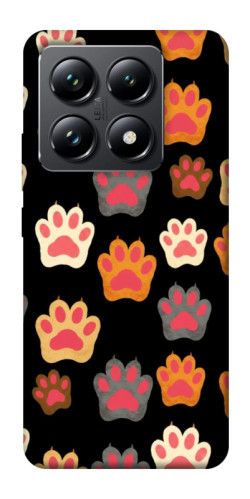 Чехол itsPrint Colorful Paws для Xiaomi 14T Pro