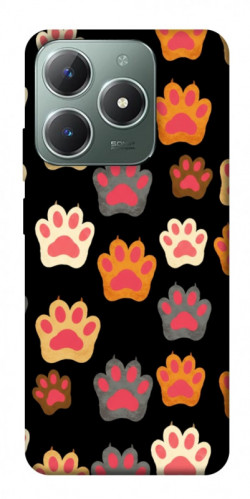 Чехол itsPrint Colorful Paws для Realme C61 4G