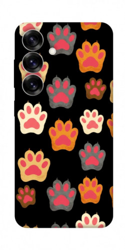 Чехол itsPrint Colorful Paws для Samsung Galaxy S25