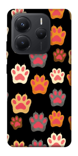 Чехол itsPrint Colorful Paws для Xiaomi Redmi Note 14 5G