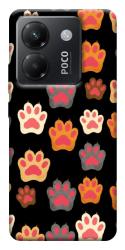 Чехол itsPrint Colorful Paws для Xiaomi Poco M7 Pro 5G
