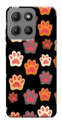 Чехол itsPrint Colorful Paws для Motorola Moto G15 4G
