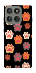 Чехол itsPrint Colorful Paws для Motorola Edge 60 Pro