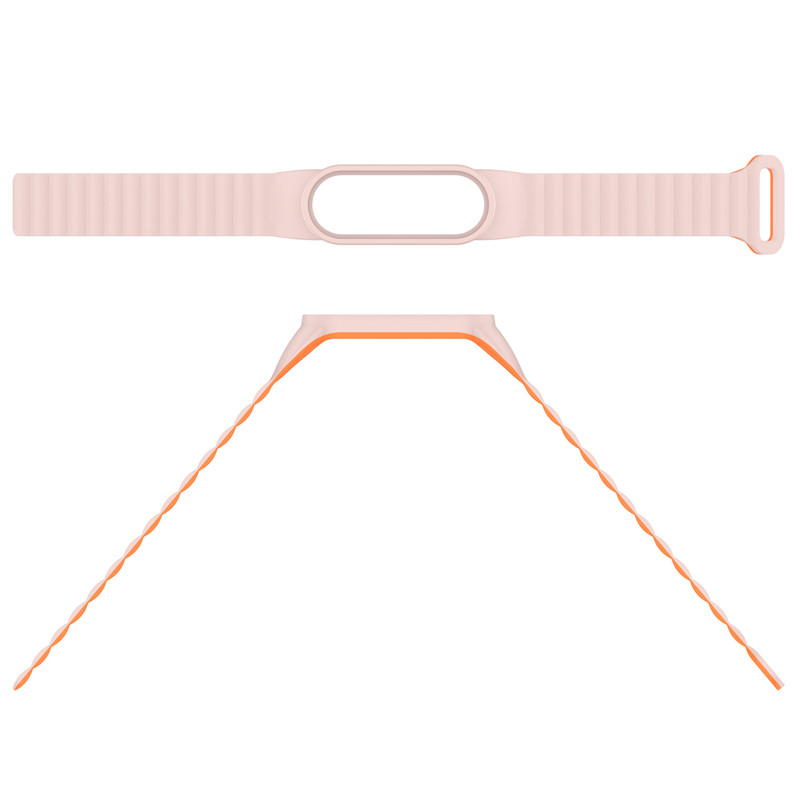 Ремінець Dual-color Magnetic для Xiaomi Mi Band 7/6/5/4/3 на малюнкі №4