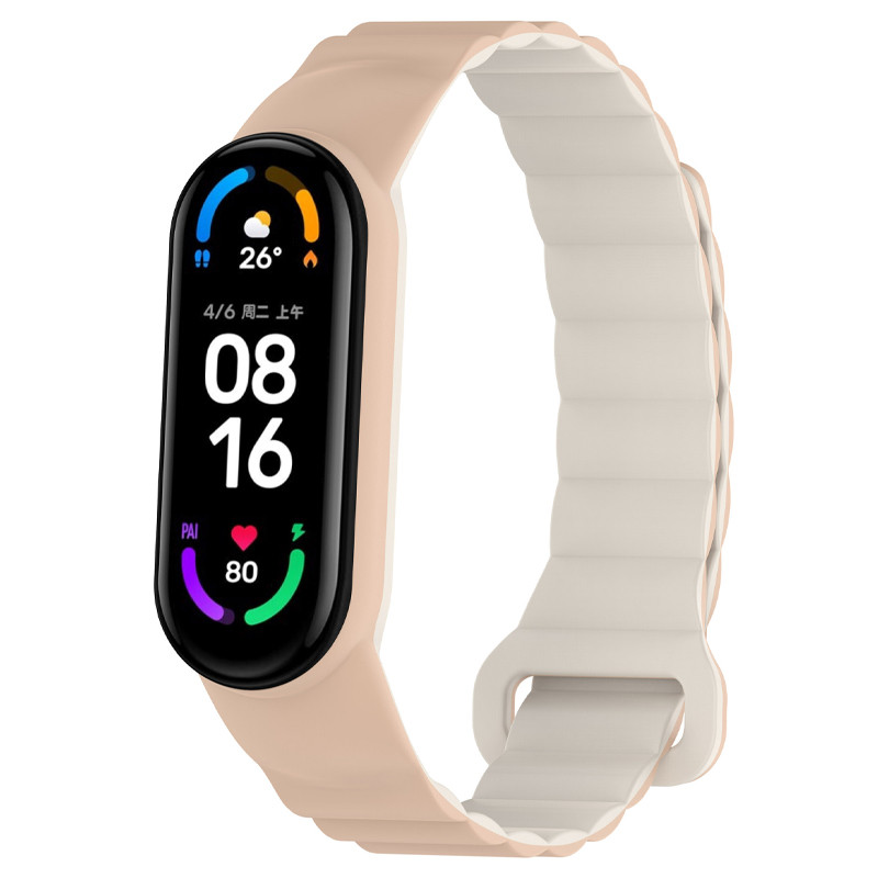 Ремінець Dual-color Magnetic для Xiaomi Mi Band 7/6/5/4/3 на малюнкі №1
