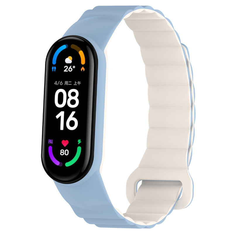 Ремінець Dual-color Magnetic для Xiaomi Mi Band 7/6/5/4/3 на малюнкі №1