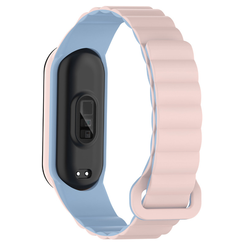 Ремінець Dual-color Magnetic для Xiaomi Mi Band 7/6/5/4/3 на малюнкі №2
