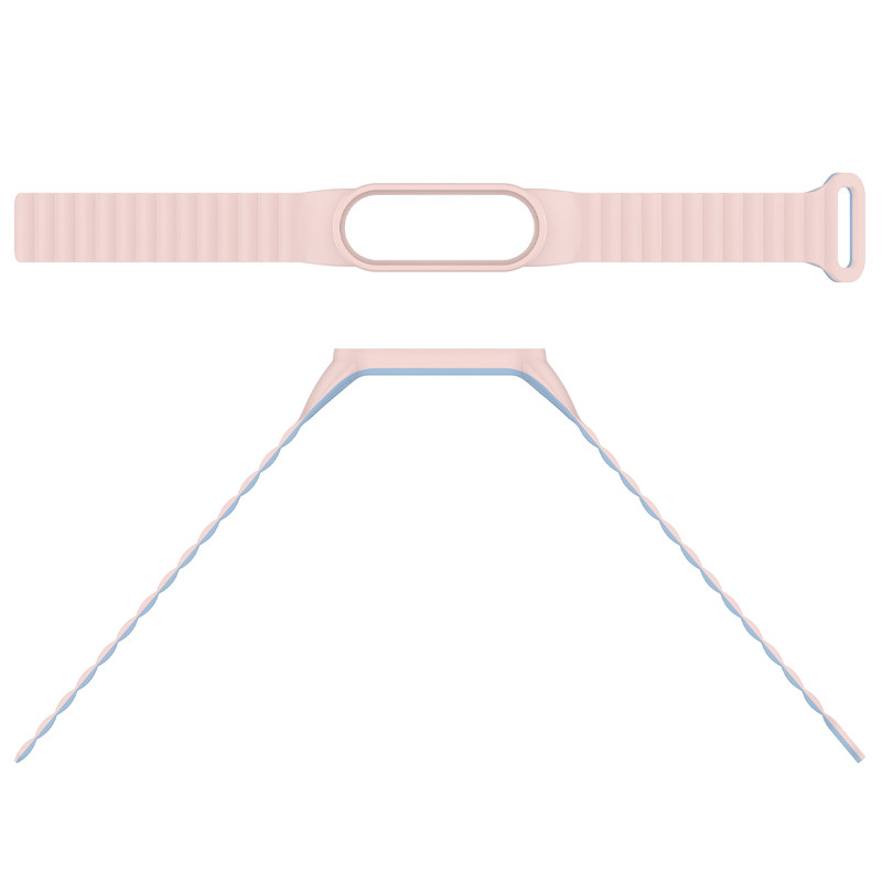 Ремінець Dual-color Magnetic для Xiaomi Mi Band 7/6/5/4/3 на малюнкі №4