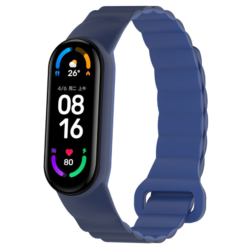 Ремінець Dual-color Magnetic для Xiaomi Mi Band 7/6/5/4/3 на малюнкі №1