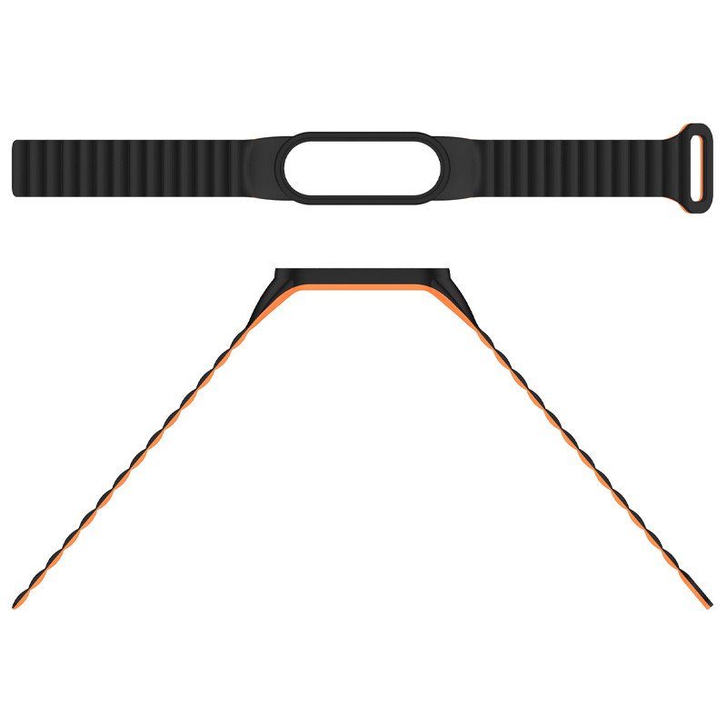 Ремінець Dual-color Magnetic для Xiaomi Mi Band 7/6/5/4/3 на малюнкі №4