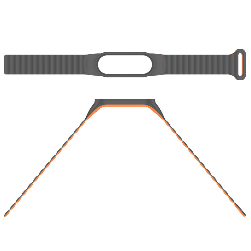 Ремінець Dual-color Magnetic для Xiaomi Mi Band 7/6/5/4/3 на малюнкі №4