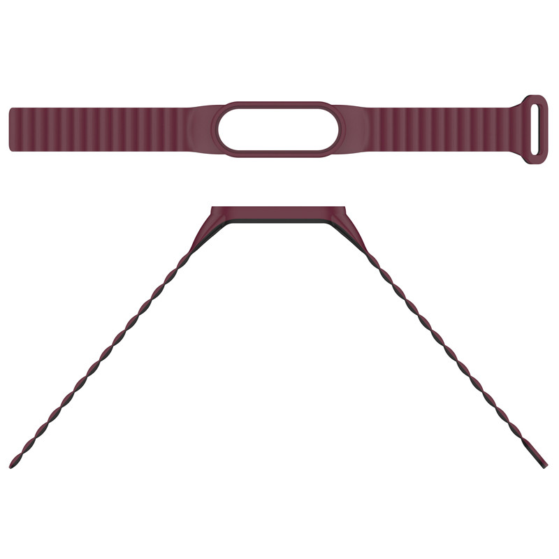 Ремінець Dual-color Magnetic для Xiaomi Mi Band 7/6/5/4/3 на малюнкі №4