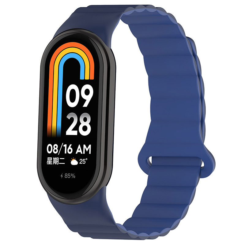 Ремінець Dual-color Magnetic для Xiaomi Mi Band 9/8/10 на малюнкі №1