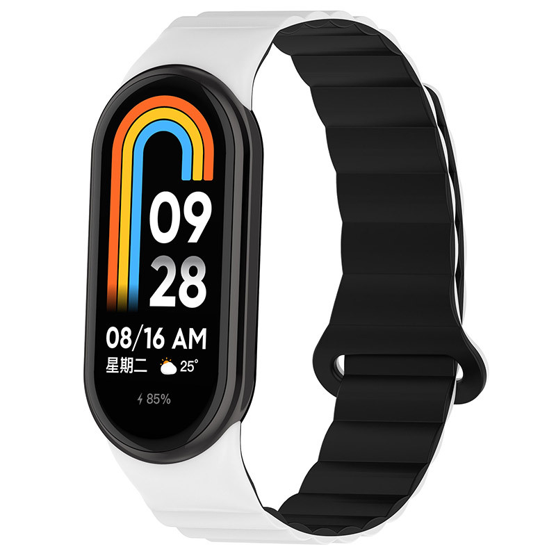 Ремінець Dual-color Magnetic для Xiaomi Mi Band 9/8/10 на малюнкі №1