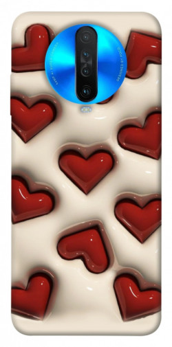 Чехол itsPrint Выпуклые сердца для Xiaomi Redmi K30