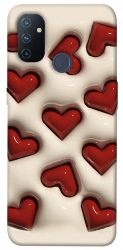Чехол itsPrint Выпуклые сердца для OnePlus Nord N100