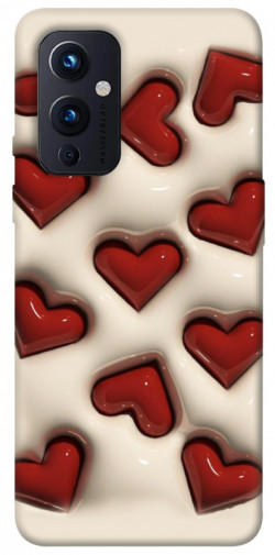 Чехол itsPrint Выпуклые сердца для OnePlus 9