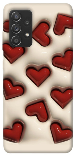 Чехол itsPrint Выпуклые сердца для Samsung Galaxy A72 4G / A72 5G