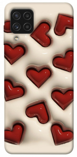 Чехол itsPrint Выпуклые сердца для Samsung Galaxy A22 4G