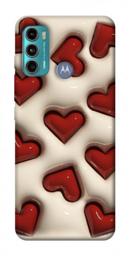 Чехол itsPrint Выпуклые сердца для Motorola Moto G60